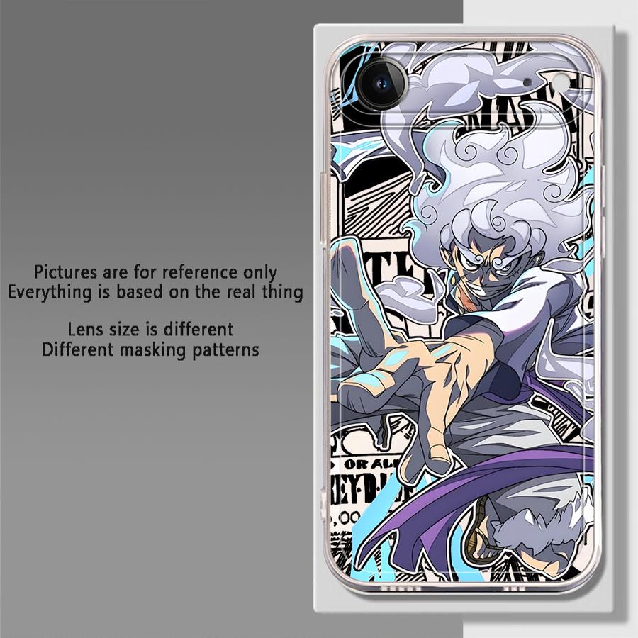 Крутой чехол-бампер One Piece с Луффи для iPhone 17 Pro Max 13 Pro 14 Plus 16 XR 15 11 12 Mini Air XS Max 7 8