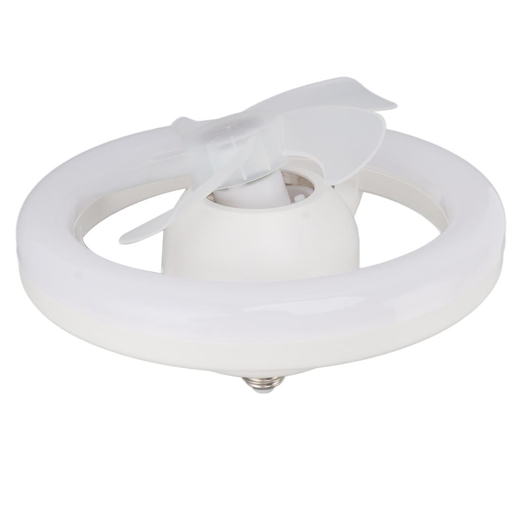 Ceiling Fan Light 360 Degree Rotate Dimmable E27 Adjustable LED Lamp 5 Blade 48W with Remote Control for Garage 85‑265V