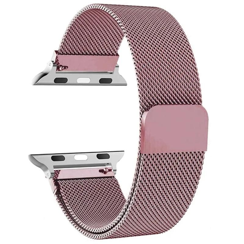 Milanese Loop Band for Apple Watch Strap Ultra 2 49mm 45mm 44mm 42mm 41mm 40mm 38mm Metal Wristband Bracelet iWatch Series 3 4 5 6 7 8 9 SE