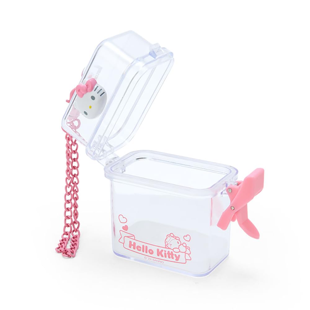 Sanrio Pitatto Friends Clear Hello 8 x 8 x 4 604348 (Мини) Чехол, Китти, см, Персонаж,