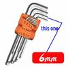High Hardness L-Shape Hex Key Set - 6-Point Hexagonal Screwdriver Tool