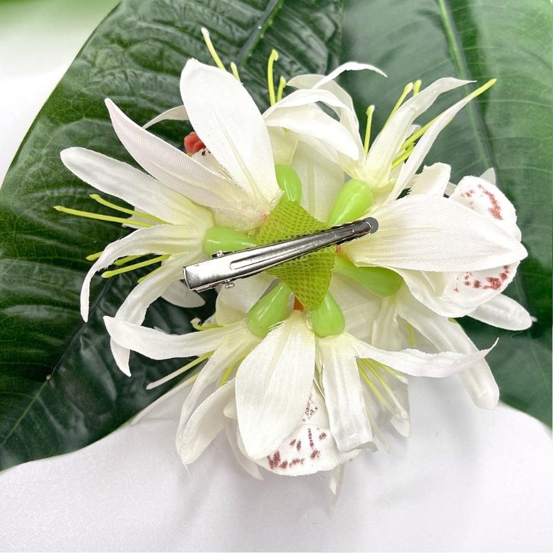Tropical Flower Hair Clip Floral Hairpin Barrette Hair Decoration Hair Accesories For Bridal And Everyday Hairstyles