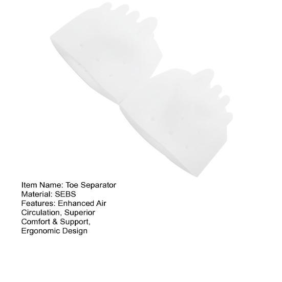 4 пары силиконовых распорок для пальцев ног при подошвенном фасциите, косточках плюсневых костях, терапевтических растяжителях для комфортной поддержки