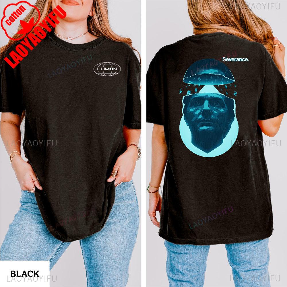 Lumon Cool Severance Macrodata Refinement Shirt, LUMON T-shirt, TV Show Inspired Unisex TV Series Lover Tee Summer Cotton Tops
