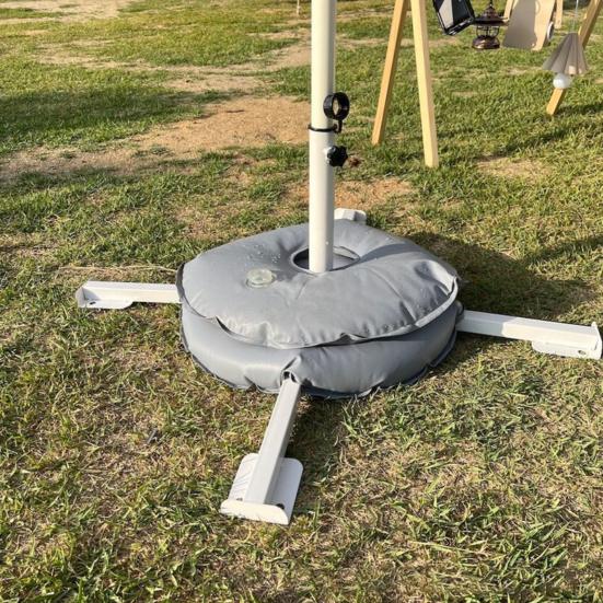 Подставка для пляжного зонта, прочное металлическое основание для зонта от солнца, устойчивое к погодным условиям, складное, регулируемое, портативное, держатель для зонта на открытом воздухе, на террасе и рынке