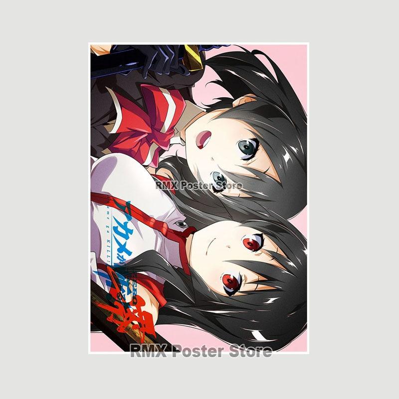 Akame Ga Kill аниме постеры и принты настенное художественное оформление белая бумага декоративные картины фотографии гостиная домашняя роспись