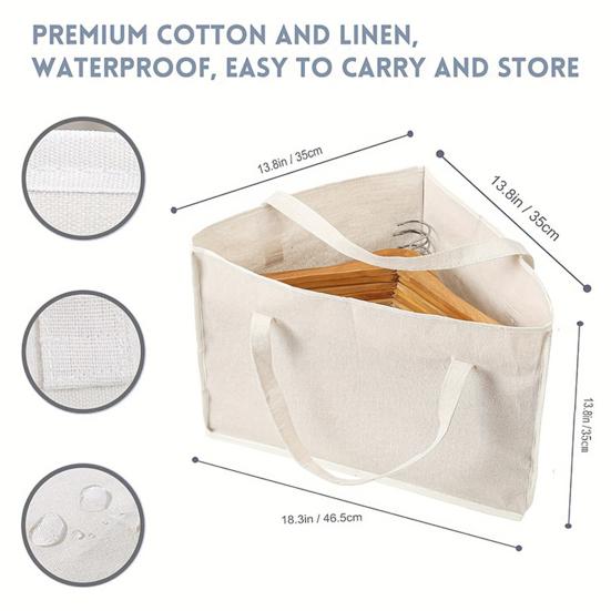 Подставка для вешалок для одежды Треугольная сумка для хранения с ручками Базовая пластина Органайзер для вешалок для одежды для гардероба для спальни, гардеробной, прачечной