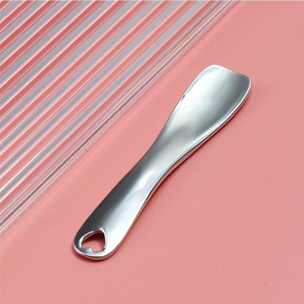 Ложка Крем для глаз Стик Металлическая Ложка для крема для лица Мини Косметическая ложка Изогнутый совок Лопатка для макияжа