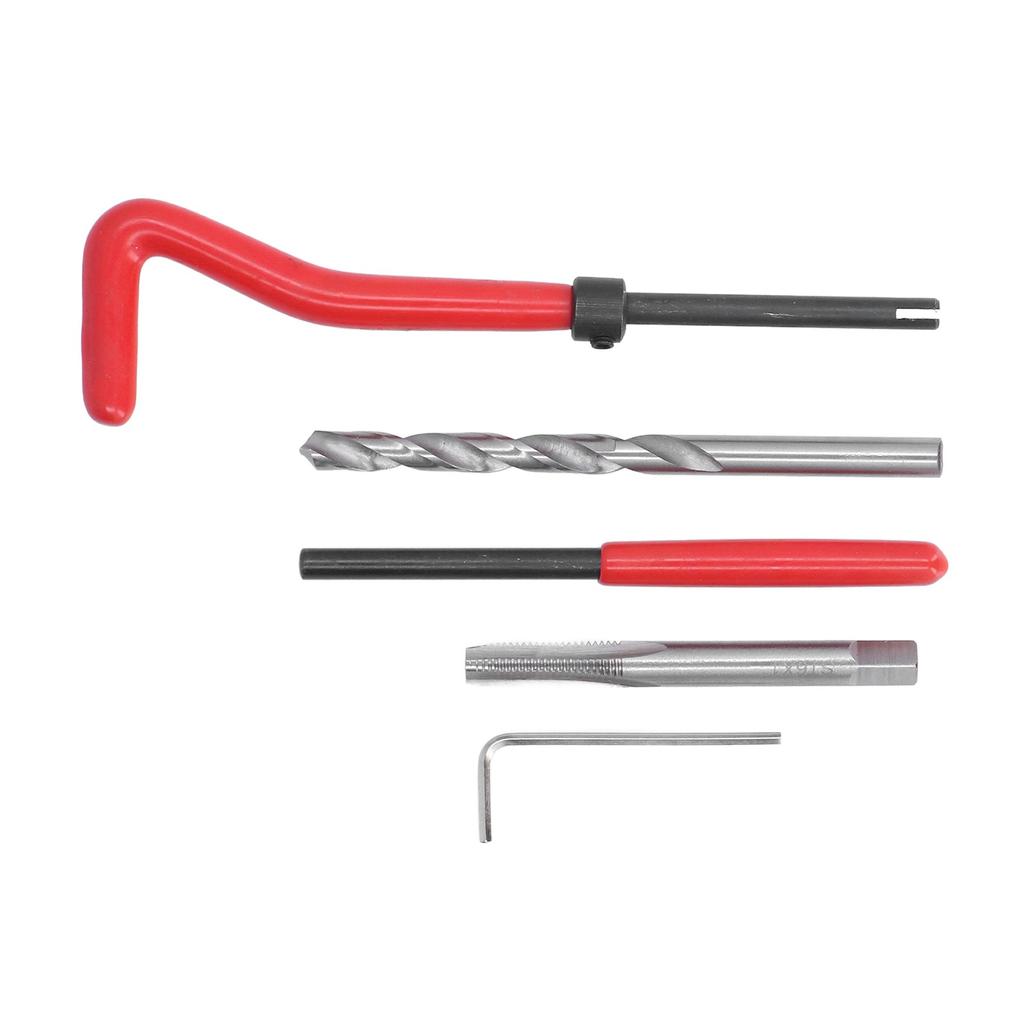 Thread Repair Insert Kit HSS Taps Drill Bit Lug Breaking Tool for M10 Damaged Threads