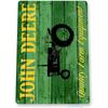 Винтажная жестяная табличка с трактором John Deere, Декор для стены фермерского гаража