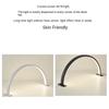 Dimmable U-shaped Nail Lamp 3 Light Color 180-degree illumination LED Nail Arc Fill Light Adjustable Eye Protect