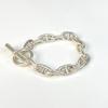Used HERMESbracelet Silver Women