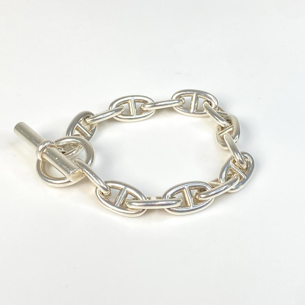Used HERMESbracelet Silver Women