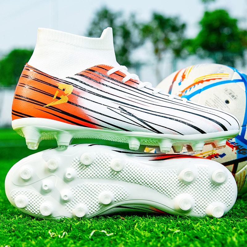2024 Мужские футбольные бутсы большого размера Сверхлегкие футбольные бутсы для мальчиков Кроссовки Нескользящие футбольные бутсы AG/TF Ботильоны унисекс