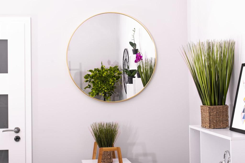 Mirror 70cm gold frame