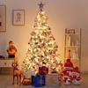 Handmade DIY Christmas Tree with Lights and Large Ornaments - New Household Style