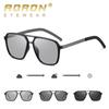 aoron Fashion Photochromic Polarized Sunglasses for Men Women UV400 Anti Glare Spots Driving Fishing Glasses