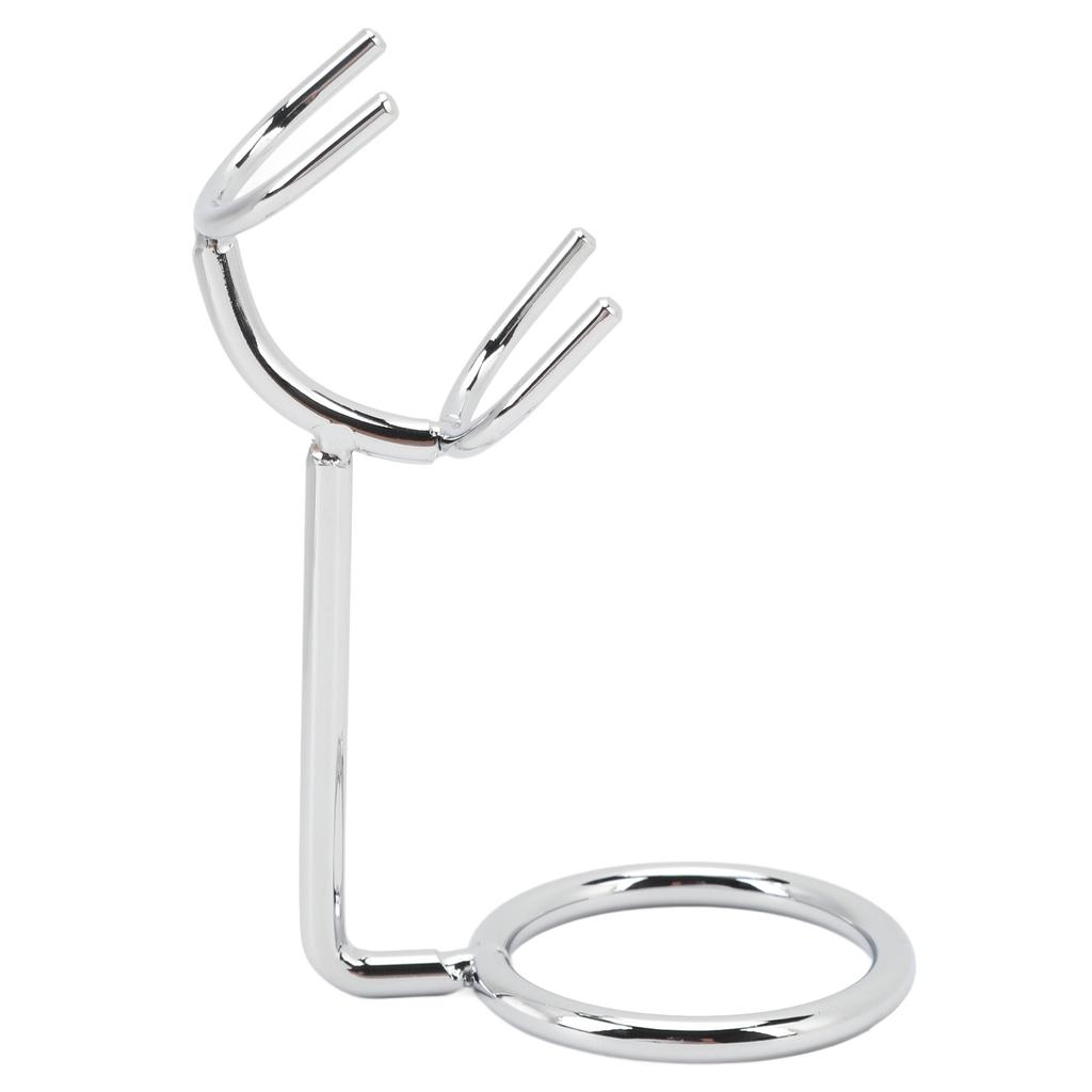 Stainless Steel Shaving Holder Stand Simple Universal Multifunctional Manual Shaving Brush Stand for