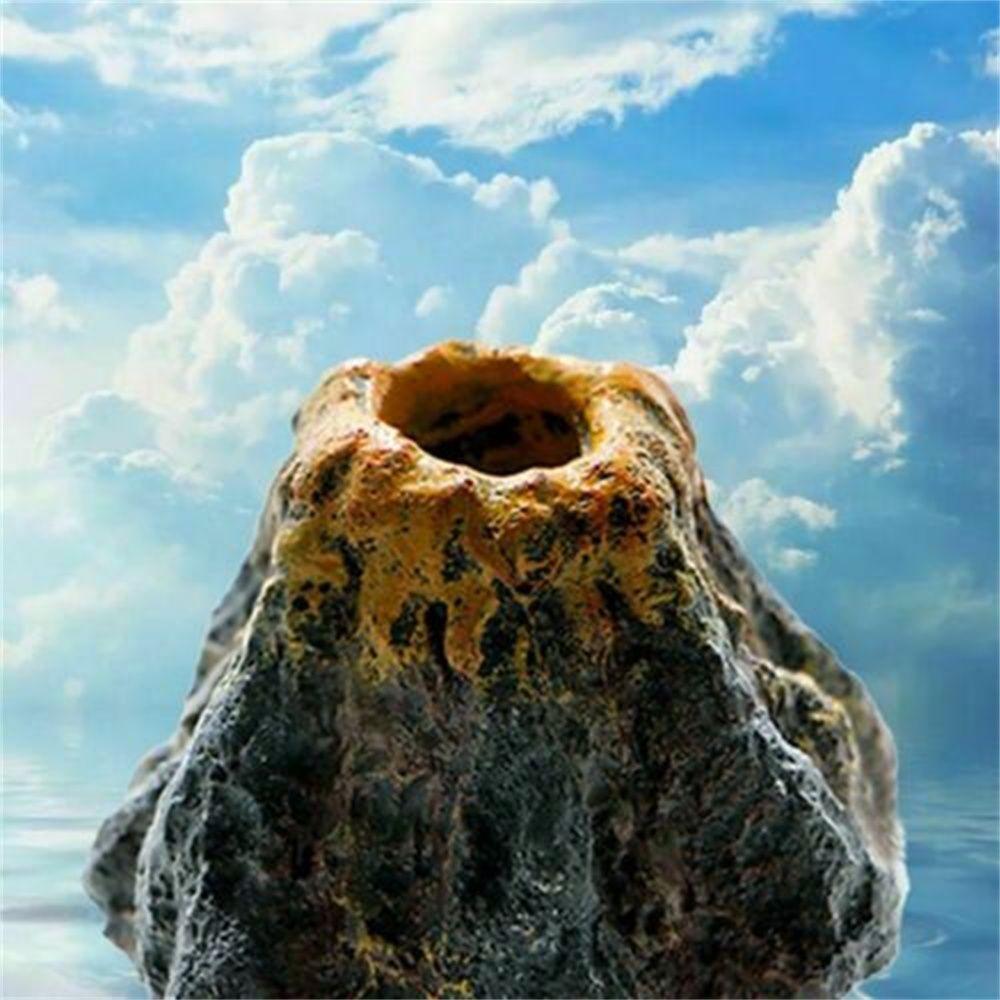 Volcano Shape Aquarium Air Bubble Stone Air Bubble Ornament Fish Tank Accessories Oxygen Pump