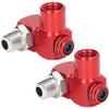 EMVANV 2pcs 1/4inch Air Hose Connector, 360 Degree Swivel Air Hose Connector, Industrial Swivel Air Fittings Swivel Air Hose Connector, Industrial