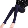 Women's Plus Size Pearl Velvet Leggings - Thick, Warm Korean Style for Autumn/Winter