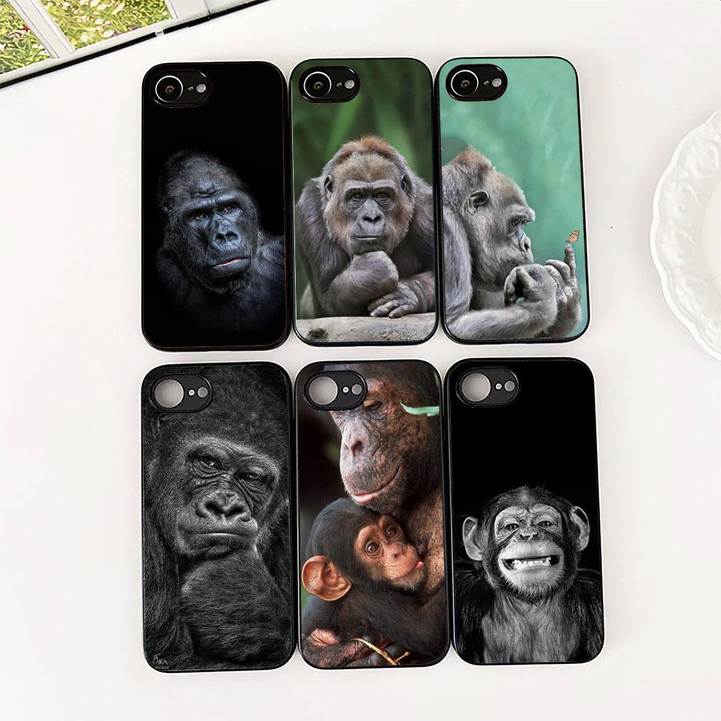 Casing Phone Cover for Samsung Galaxy S25 S24 S23 FE Ultra Plus S7 Edge S25+ S23+ A56 5G Case  Monkey Gorilla Ape Baby Animal