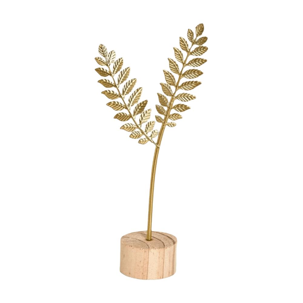 Flower Wrought Iron Ornaments Metal Art Ginkgo Leaf Ornament  Scandinavian Style