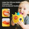 Baby Rattles, Baby Pufferfish Tumbler Toys, Educational Plug-in Fun, Chewable Teethers, Built-in Bells for Newborn Gifts