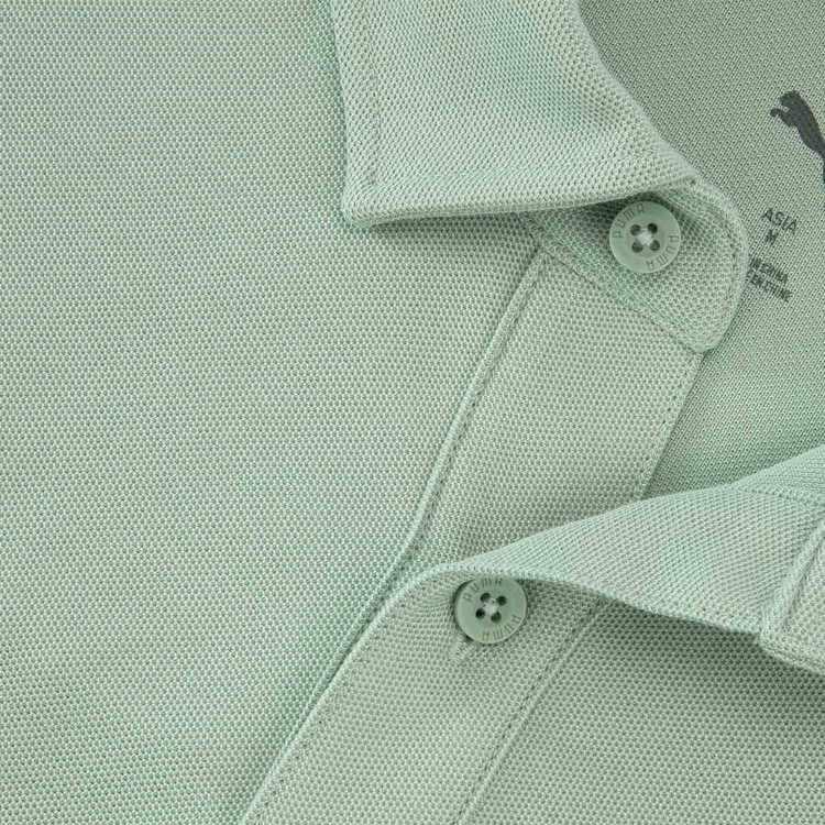 Puma Rad/Cal Повседневная влагоотводящая быстросохнущая защита от солнца футболка-поло с коротким рукавом мужская рубашка-поло туманно-зеленый 690191-86