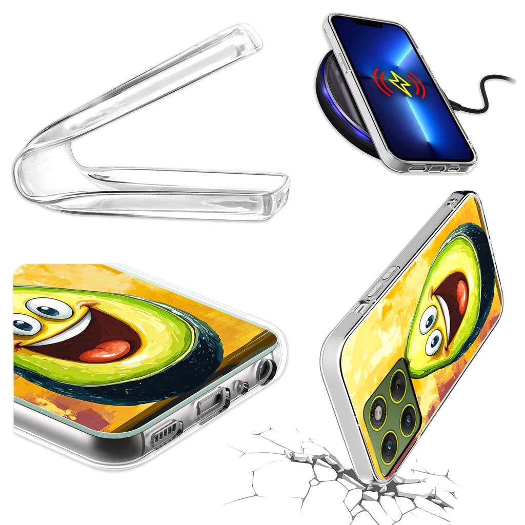 Etui Do Motorola Edge 70 Obudowa Foto Case Plecki Grafika Awokado + Szkło