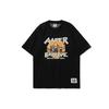 Li Ning X Aape Collaboration Badfive Basketball Series Cunning Theme Ape Head Print Loose Short Sleeve Drop Shoulder T-Shirt Men T-Shirts AHSR745-1