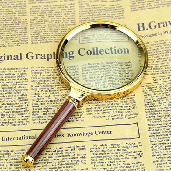 New 80mm Handheld 10X Magnifier Magnifying Glass Loupe Reading Jewelry