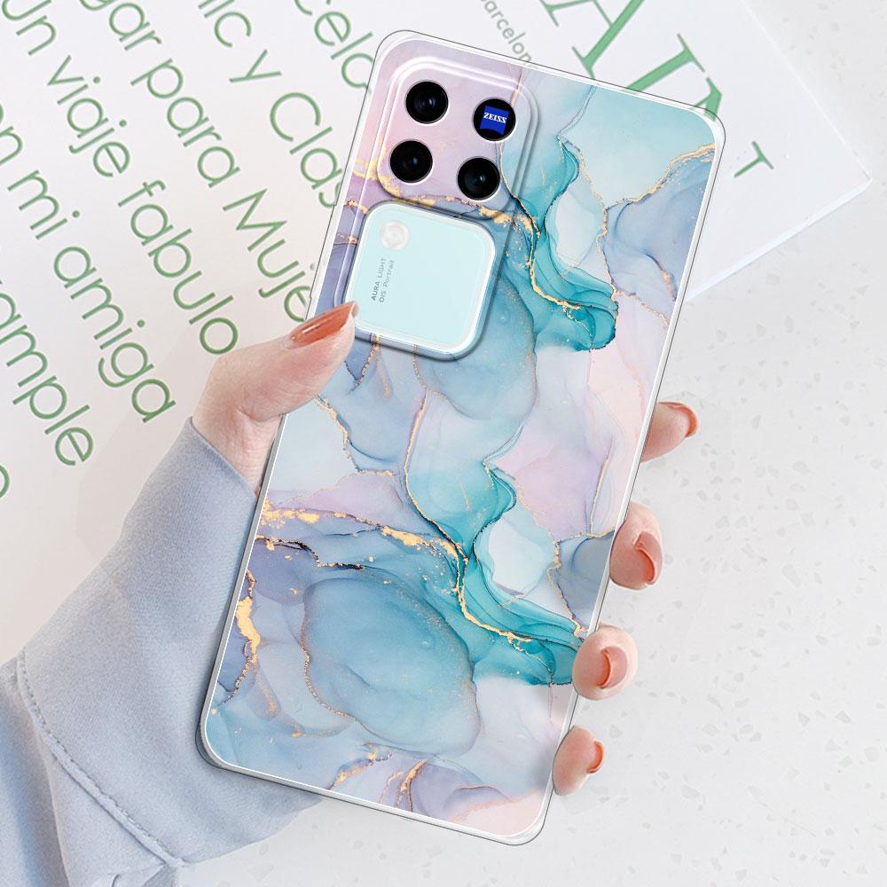 Чехол-задняя крышка для Vivo V30 Pro 5G Для Vivo V29 Pro Funda Ударопрочный прозрачный мягкий силиконовый чехол для телефона для Vivo V30 V29E TPU Coque