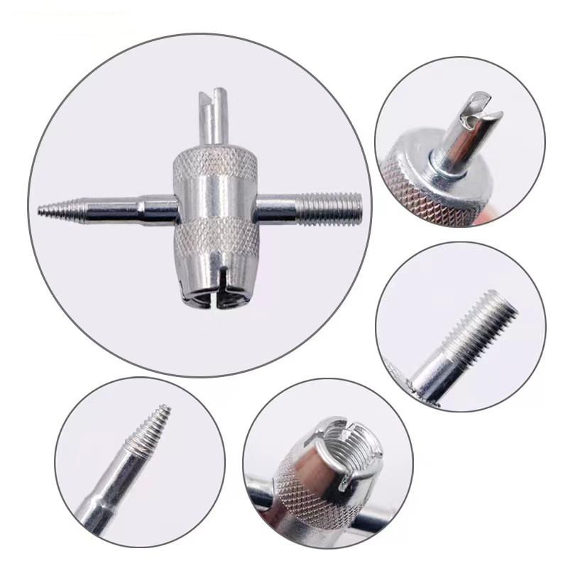 4 шт. Инструменты для снятия сердечника клапана шины/4-ходовой отвертка для шин легковых и грузовых автомобилей инструмент для снятия сердечника клапана