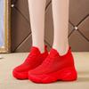 Fashion Rimocy Hidden Heels Platform Sneakers Women Breathable Air Mesh Wedge Sock Shoes Woman 2025 Spring Casual Shoes Zapatos De Mujer