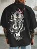 Tokyo Dragon Cherry Blossom3d Print Breatha Quickdry Unisexs Large Sized Tshirt Outdoor Street Fashion Parentchild Clothing