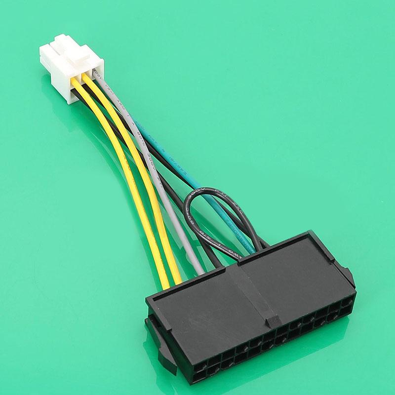 24Pin Female To 6P Male Power Adapter Converter Cable For Dell 6 Pin 3060 7050 Mainboard