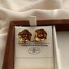 Three-Dimensional Petal Earrings, Stud Earrings, Light Luxury, Fresh And Smart Natural Atmosphere, Advanced Texture, Personalized Exquisite Earrings