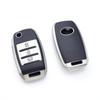 Shell Fob For Kia Rio 3 K2 Ceed Cerato K3 Sportage 4 Picanto K5 Optima Sorento Forte Stinger TPU Leather Car Key Case Cover