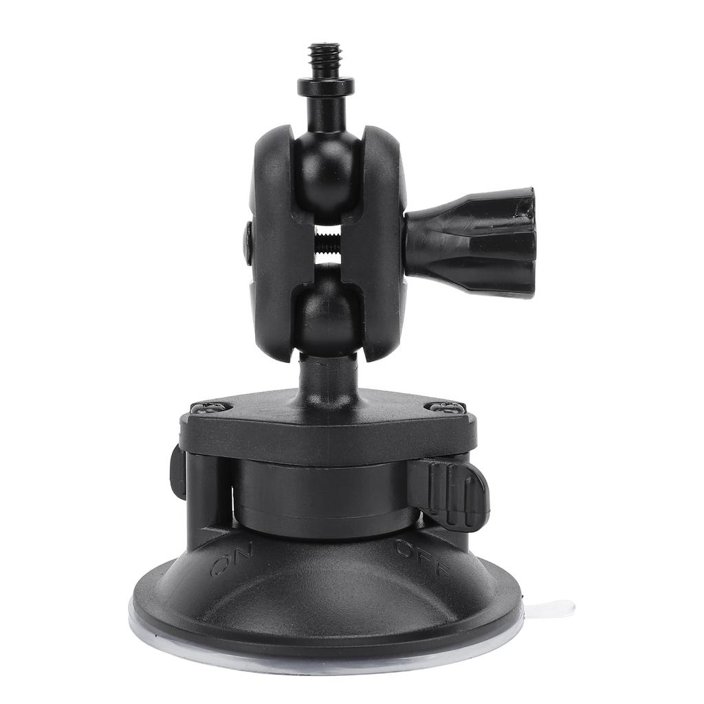 Suction Cup Bracket with 1 4 Inch Screw Dual Ball Head Universal Car Window Windshield Mount Holder Digital Sports