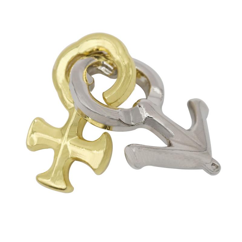 Love Lock Puzzle 3D Metal IQ Test Mind Game Toys Brain Puzzle Взрослые Дети Fidget Для Тревоги И Стресс Игрушки И Хобби