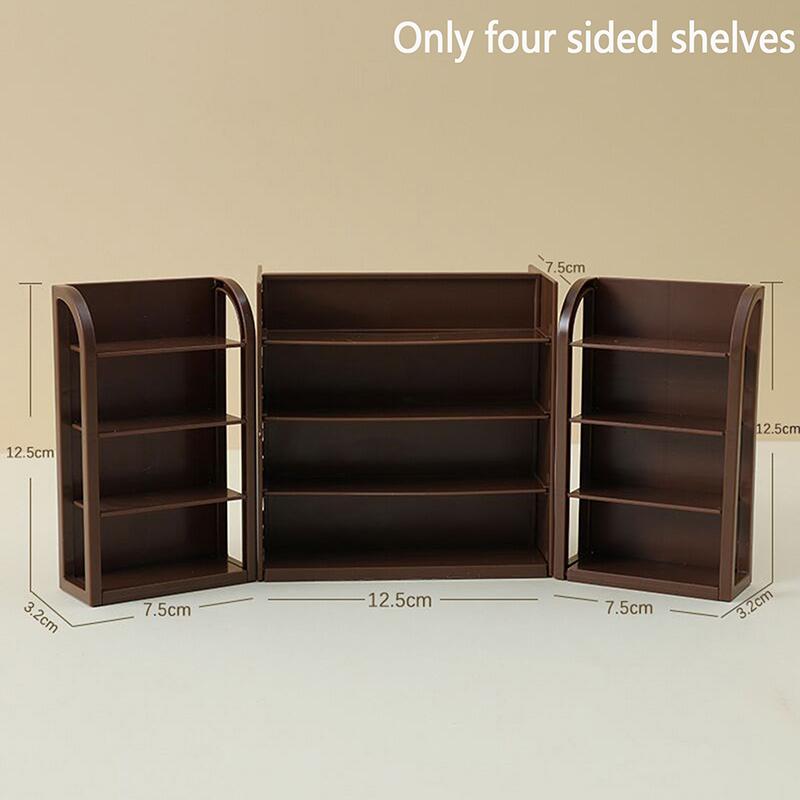 1 Set Doll House Scene Decor Accessories 1:12 Dollhouse Miniature Supermarket Shelf Mini Display Stand Storage Rack Model Toy
