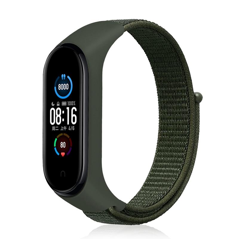 Нейлоновая плетеная петля Solo для Xiaomi Mi Band 5 6, ремешок-браслет, ремень Mi Band 3 Mi Band 4, браслет для Xiaomi Mi Band 6, 5, ремешок для часов