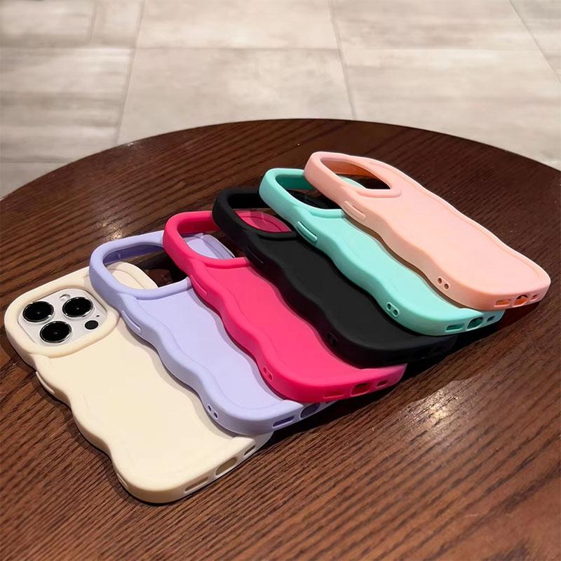 Чехол для Samsung Galaxy A53 A50 A50S A35 A34 A32 A30 A26 A25 A24 A23 A22 A21S A20S A13 4G M54 5G Мягкий чехол Волна Изогнутый край