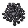 100 Pcs/Set Half Round Black Eyes Kids Toy Bear Doll Animal Puppet Diy Supply