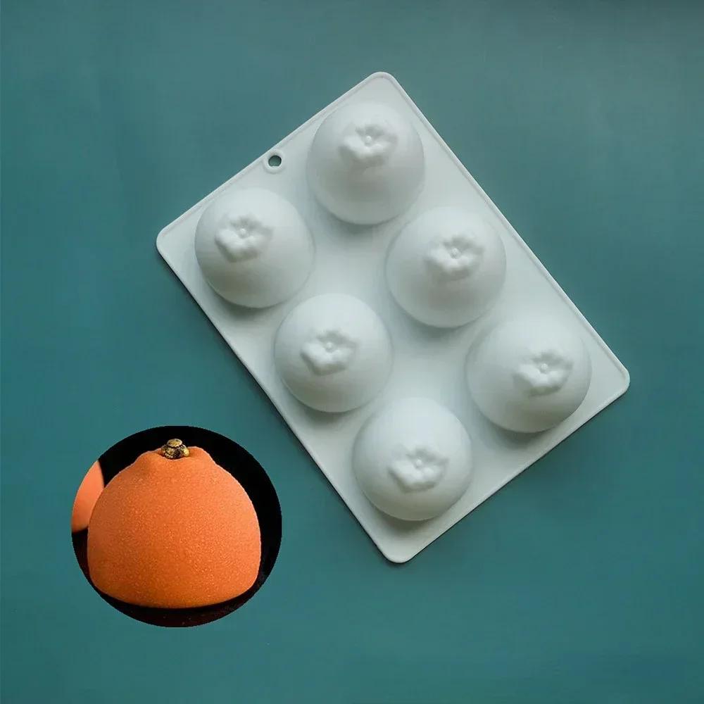 3D лимон в форме фруктов силиконовая форма инструменты для выпечки инструменты для украшения муссовый торт брауни формы для торта французский десерт торт выпечка