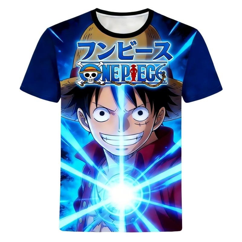 2026 Лето One Piece Дракуль Михоук Ретро 3D Печать Футболка Взрослые Дети Дышащая Уличный Спорт Футболка с коротким рукавом