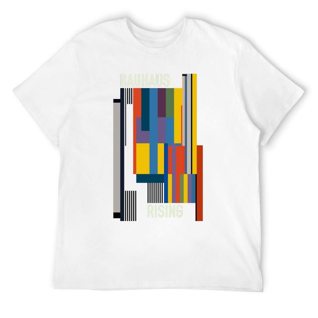 BAUHAUS RISING Футболка дизайнерские футболки хлопок графические футболки Мужская футболка