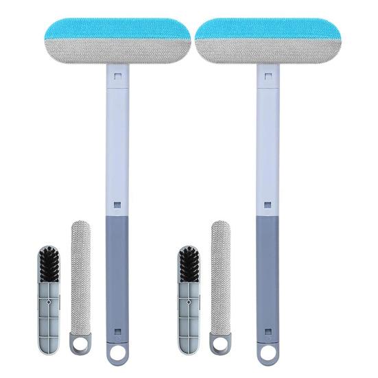 Pet Lint Remover 4 In 1 Fabric-Safe Dog Hair Remover Brush Carpet Scraper Washable Lint Cleaner Gentle On Furniture for Dog Cat Hair