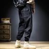Свободные повседневные брюки, связанные ноги, модная мужская одежда, брюки Harun, повседневные брюки-карго, модные мужские брюки